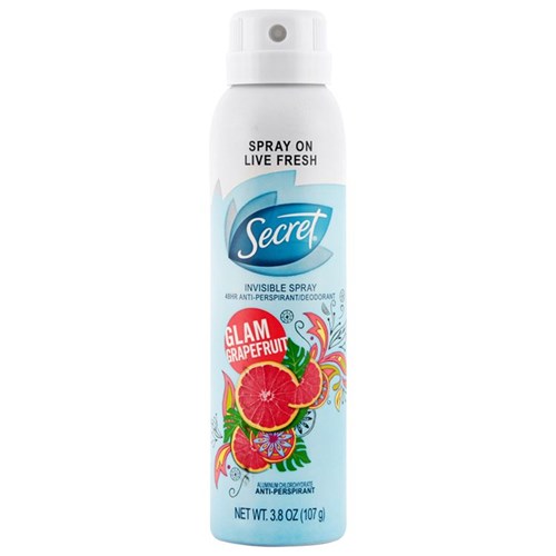 Desodorante Secret Glam Grapefruit Spray 107 G