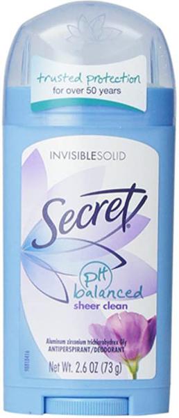 Desodorante Secret Ph Balanced Clean Lavender 73g