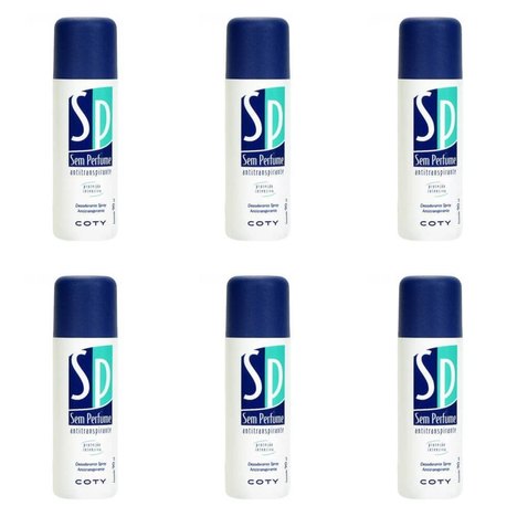 Desodorante Sem Perfume Sp Spray 90Ml - 6 Unidades