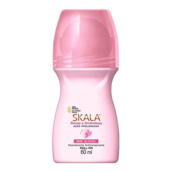 Desodorante Skala Roll-on Rosas e Amêndoas 60ml