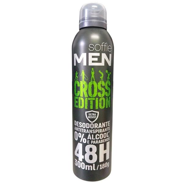 Desodorante Soffie Men Cross Edition - 300mL - Interpack Quimica Industrial