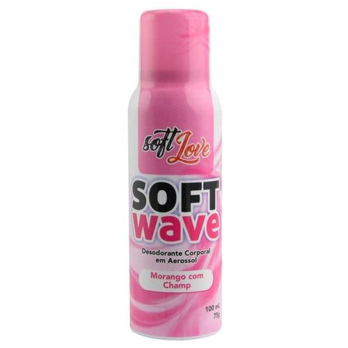 Desodorante Soft Wave Morango C/cham Soft Love - Solftlove
