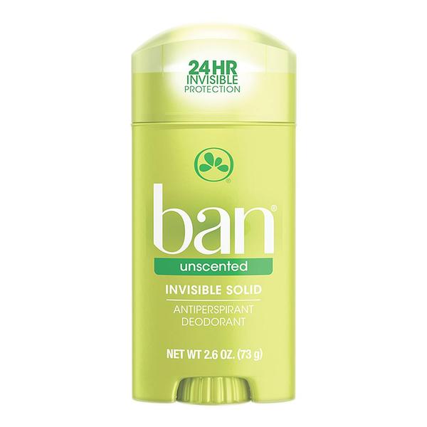 Desodorante Sólido Ban Unscented Sem Perfume Stick Antitranspirante 73g