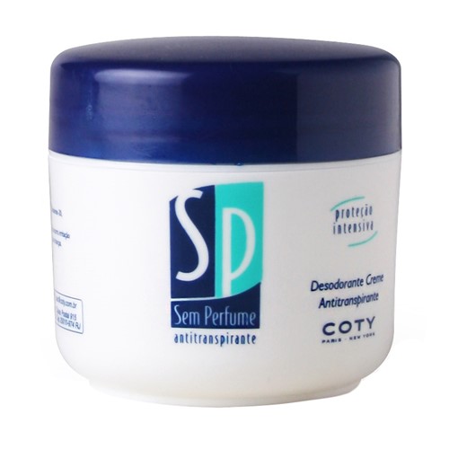 Desodorante SP Sem Perfume Creme Antitranspirante com 55g