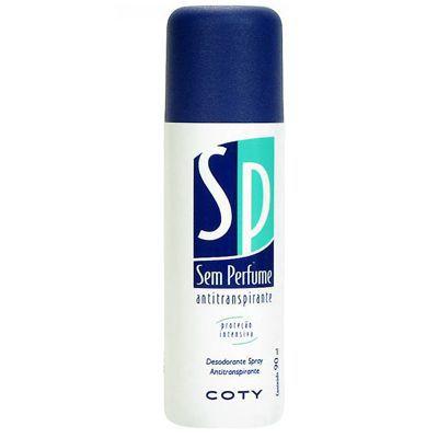 Desodorante SP Sem Perfume Spray Antitranspirante com 90ml - Diversos