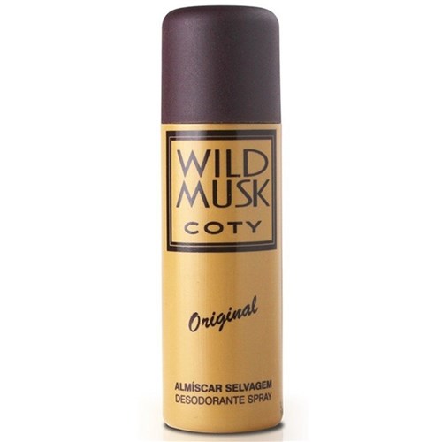 Desodorante Spray Almíscar Wild Musk 90Ml Coty Kit com 6