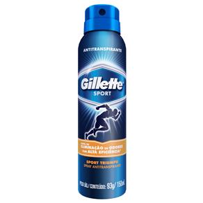 Desodorante Spray Antitranspirante Gillette Sport Triumph - 150ml