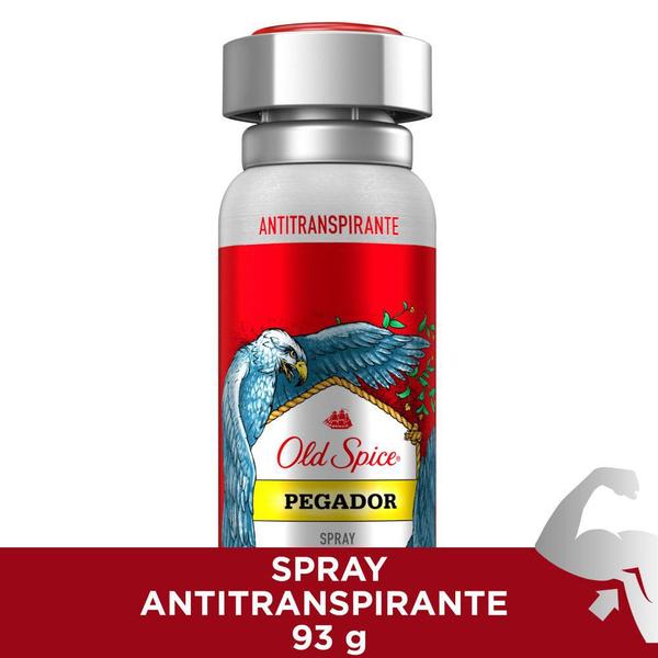 Desodorante Spray Antitranspirante Old Spice Pegador 93g