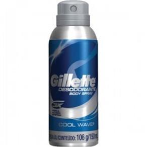 Desodorante Spray Gillette Masculino Soft Cool Wave 150Ml