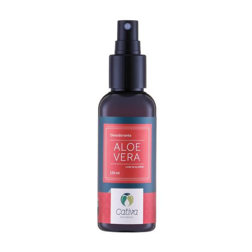 Desodorante Spray Natural de Aloe Vera 120ml – Cativa Natureza