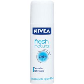 Desodorante Spray Nivea Feminino Fresh Natural - 90ml - 90ml