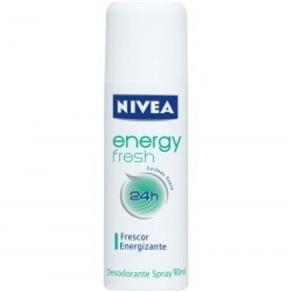 Desodorante Spray Nivea Feminino Squeeze Energy Fresh 90Ml