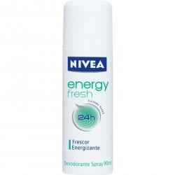 Desodorante Spray Nivea Feminino Squeeze Energy Fresh 90ml