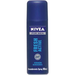Desodorante Spray Nivea For Men Fresh Active - 90ml - 90ml