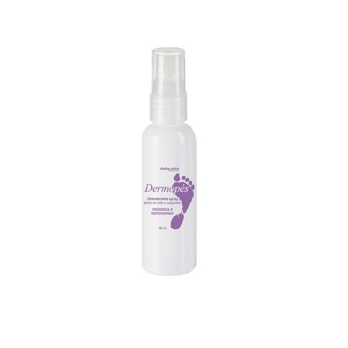 Desodorante Spray para Pés e Calçados Higieniza e Desodoriza Dermopés Abelha Rainha 60ml