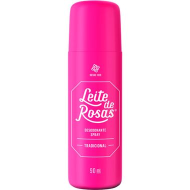 Desodorante Spray Tradicional Leite de Rosas 90ml