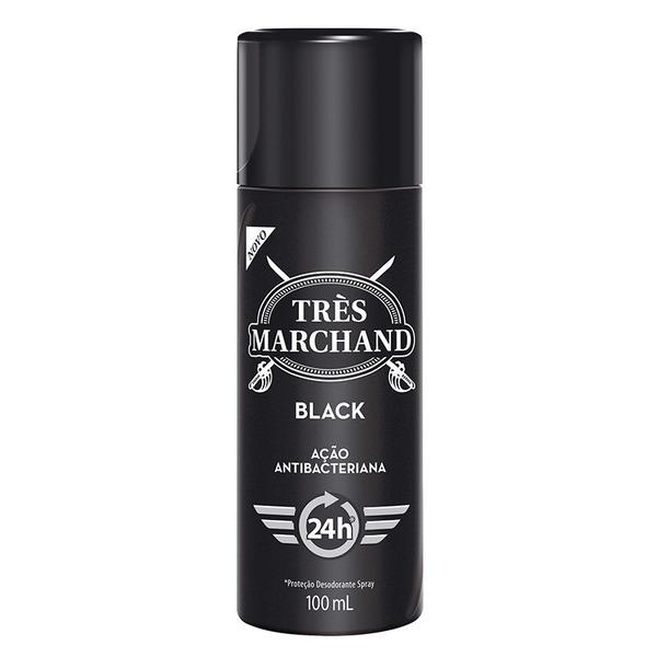 Desodorante Spray Tres Marchand Black 100ml - Tres Maschand