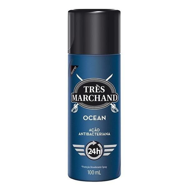 Desodorante Spray Três Marchand Ocean 100ml - Tres Maschand