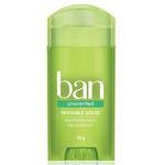 Desodorante Stick Ban Unscented Sem Perfume 73g
