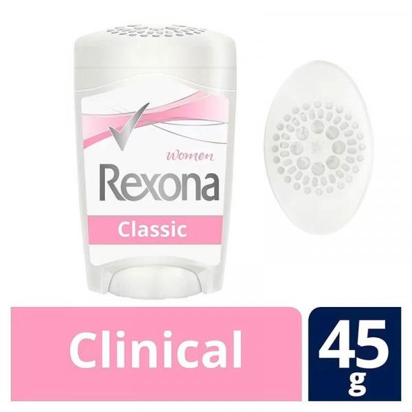 Desodorante Stick Rexona Clinical Creme Soft Women 45g