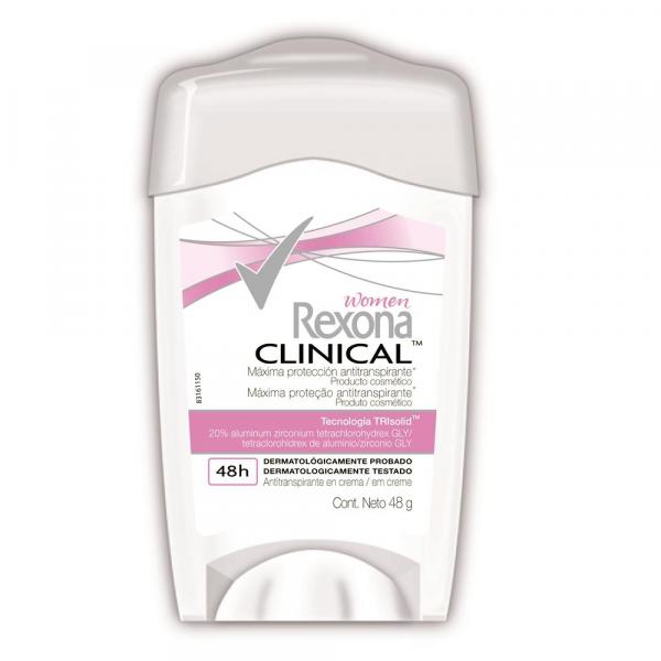 Desodorante Stick Rexona Clinical Women Extra Dry-48g - Marca Padrão