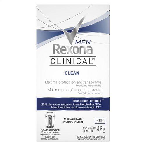 Desodorante Stick Rexona Masculino Clinical 48g