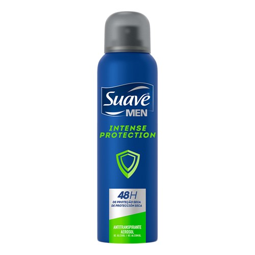 Desodorante Suave Men Intense Protection Aerosol Antitranspirante 48h com 150ml