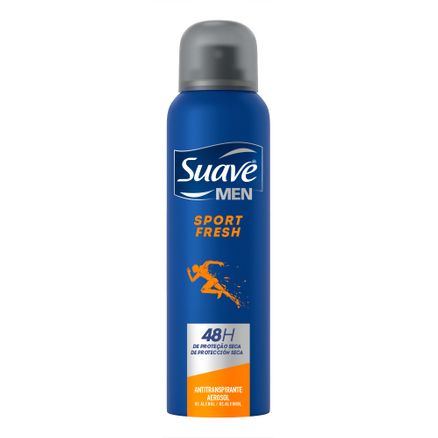 Desodorante Suave Men Sport Fresh Aerosol Antitranspirante 48h 150ml