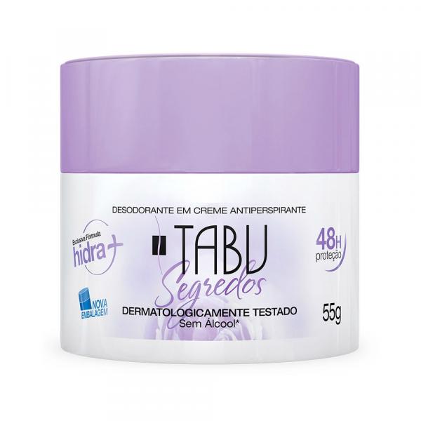 Desodorante Tabu Creme Segredos - 55g - Perfumes Dana do Bra