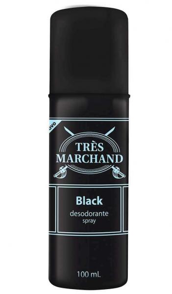 Desodorante Tres March Spray Black 100ml Nv - Coty