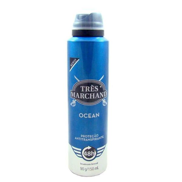 Desodorante Tres Marchand Aerosol Ocean 150ml /90G - Très Marchand