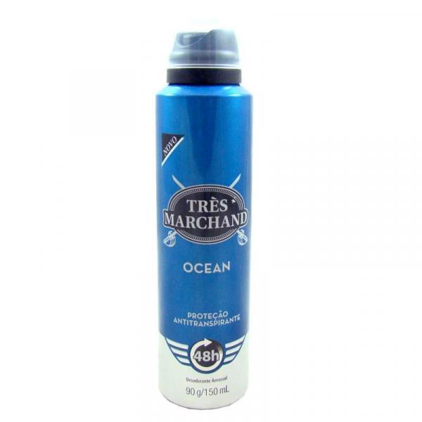 Desodorante Tres Marchand Aerosol Ocean 150ml - Três Marchand