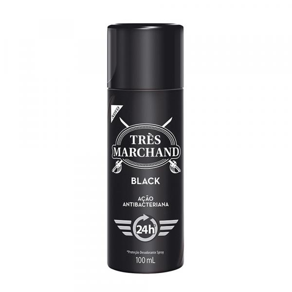 Desodorante Tres Marchand Black Spray - 100ml - Hypermarcas H.p.c