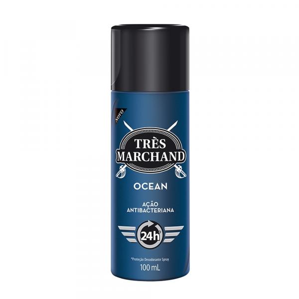 Desodorante Tres Marchand Spray Ocean - 100ml - Hypermarcas H.p.c