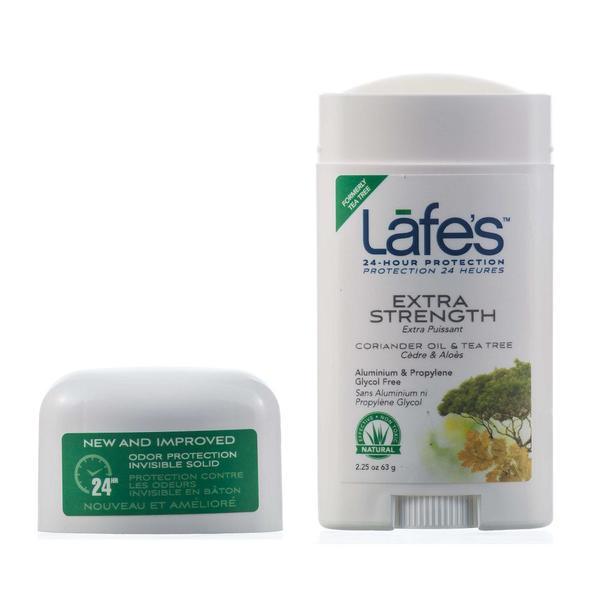 Desodorante Twist Extra Strength Coriander e Tea Tree (Melaleuca) 64g Lafes - Lafe's