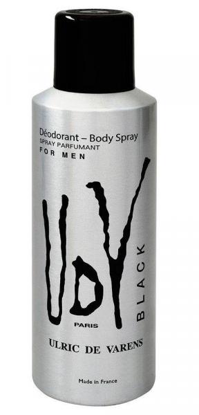 Desodorante UDV Black Masculino 200ml - Ulric de Varens