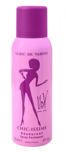 Desodorante UDV Chic-Issime Pour Elle Feminino 125ml - Ulric de Varens