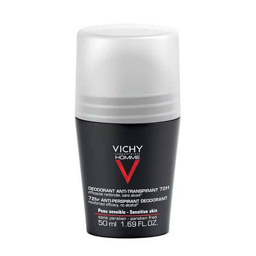 Desodorante Vichy Homme Controle Extremo Dermatológico 72h Roll On