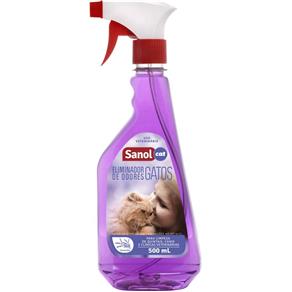 Desodorizador de Ambientes Eliminador de Odores para Gatos Sanol Vet Anti Odores Spray 500ml