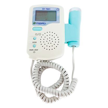Detector Fetal Portátil Medpej Digital Azul DF-7001 D