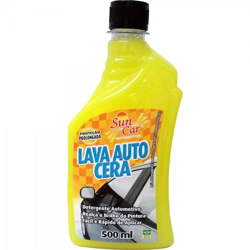 Detergente Automotivo com Cera 500ml Sun Car (3 Un)