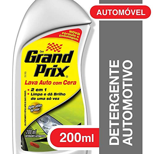 Detergente Automotivo Lava Auto com Cera 200 Ml, Grand Prix