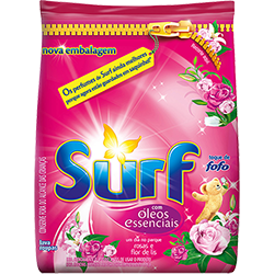 Detergente em Pó Surf Rosas Flor de Lis 1kg