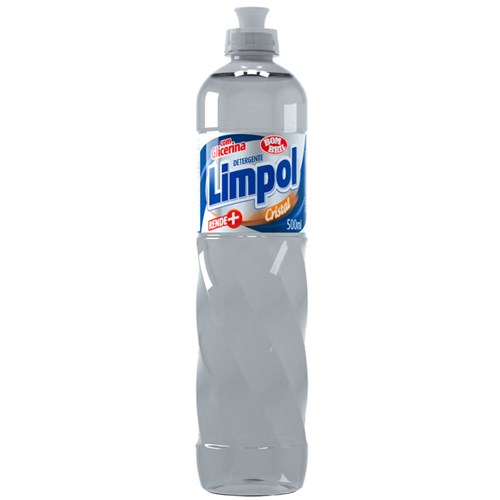 Detergente Líquido Cristal Limpol 500Ml