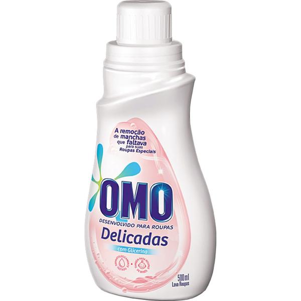 Detergente Líquido OMO Roupas Delicadas 500ML
