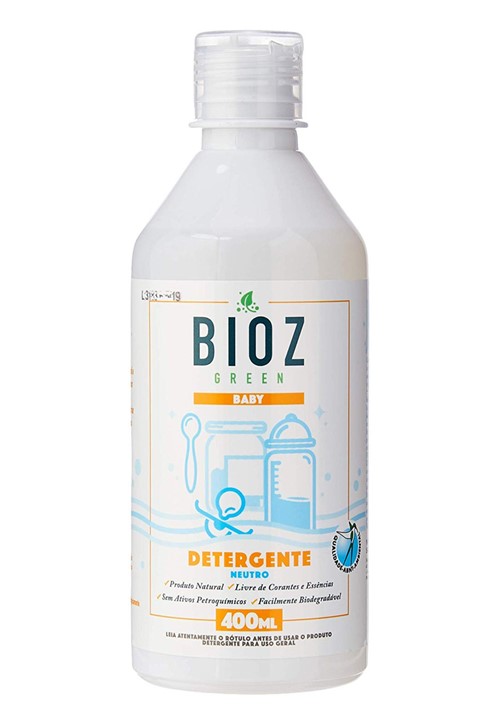 Detergente Neutro Baby 400 Ml Bioz