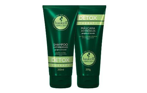 Detox Haskell Shampoo Anti Residuos e Mascara + Brinde