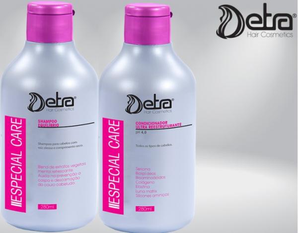 Detra Duo Especial Care Shampoo+ Condicionador Reestruturante 2x280ml - R