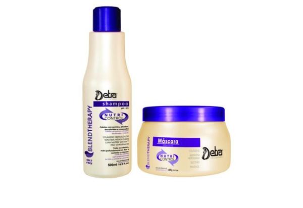 Detra Duo Shampoo Nutri Control 500ml+Nutri Control Máscara 400g - R
