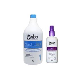 Detra Plastic Liss Shampoo Passo 1 1000ml + Spray de Colágeno 200ml - R